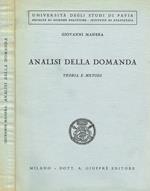 Analisi della domanda. Teoria e metodi