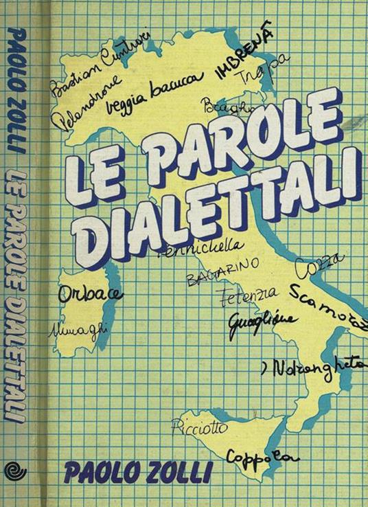 Le parole dialettali - Paolo Zolli - copertina