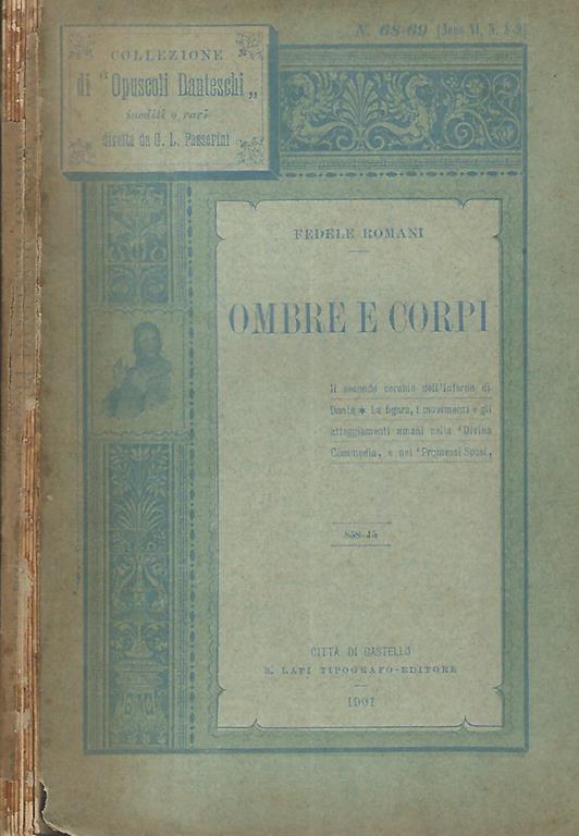 Ombre e Corpi - Fedele Romani - copertina