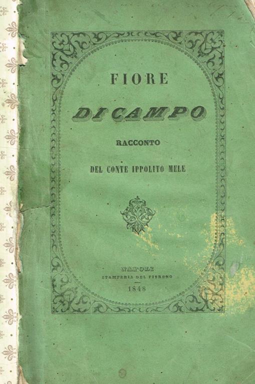 Fiore di campo - Ippolito Mele - copertina