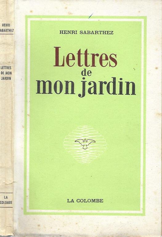 Lettres de mon jardin - Henri Sabarthez - copertina