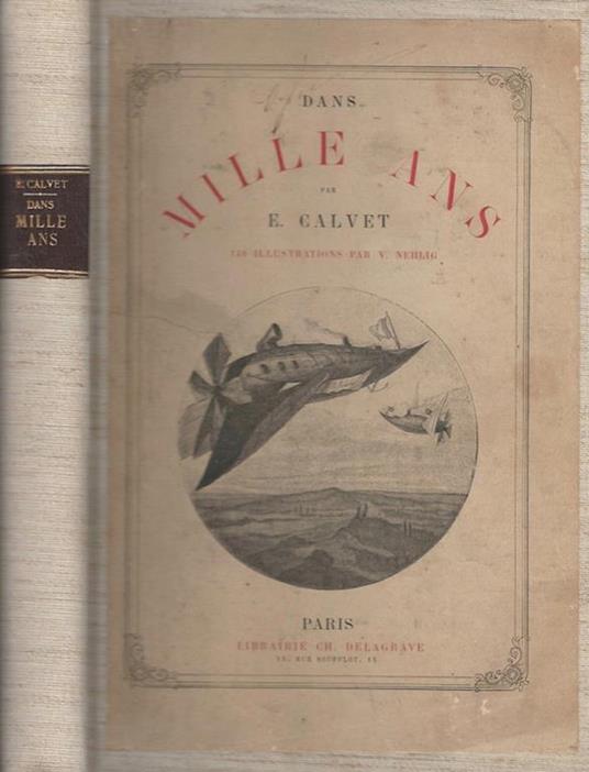 Dans mille ans - E. Calvet - copertina