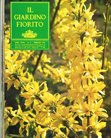 Il giardino fiorito anno XXXVI n.1, 2, 3 - Carlo Gola - copertina