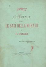 Esercizio intorno le basi della morale di H.Spencer