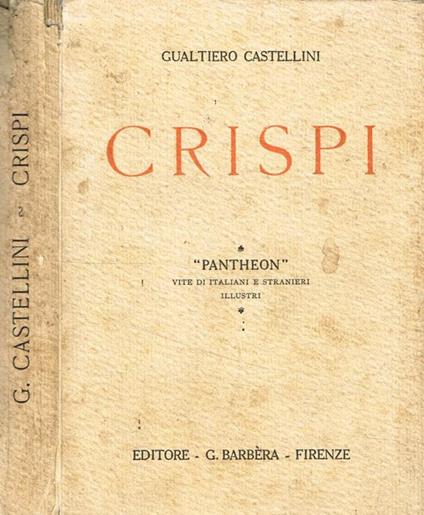 Crispi - Gualtiero Castellini - copertina