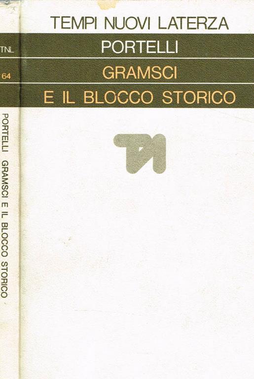 Gramsci e il blocco storico - Hugues Portelli - copertina