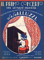 Il primo concerto del giovane pianista. Pezzettini melodici per pianoforte a 4 mani nell'estensione di 5 note