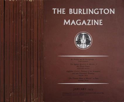 The Burlington Magazine. Vol. CXV - 1973 - copertina