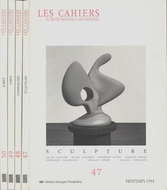 Les cahiers. du Musée National d'Art Moderne - 1994 - copertina