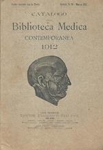 Catalogo della Biblioteca Medica contemporanea 1912 Numero 20