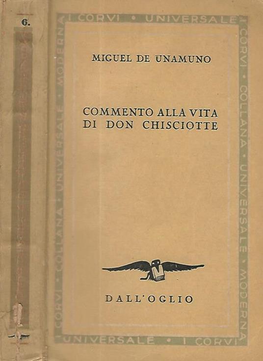 Commento alla vita di Don Chisciotte - Miguel de Unamuno - copertina