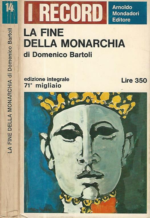 La fine della monarchia - Domenico Bartoli - copertina