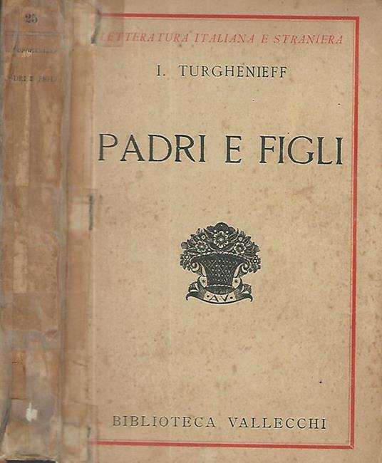 Padri e figli - I. Turghenieff - copertina