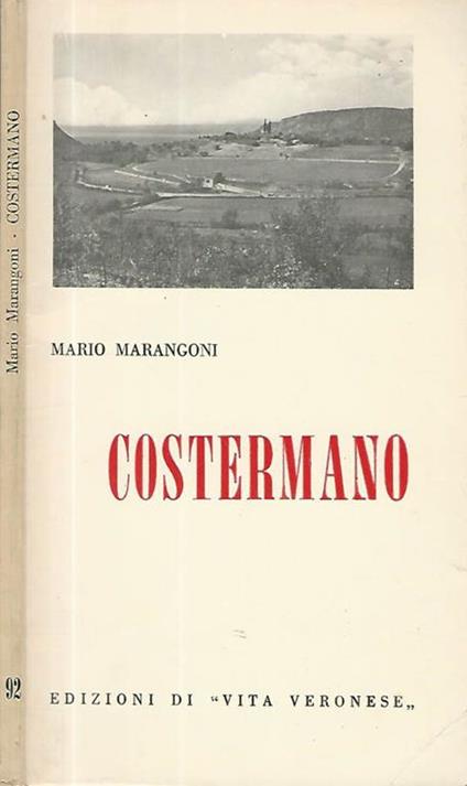 Costermano - Mario Marangoni - copertina