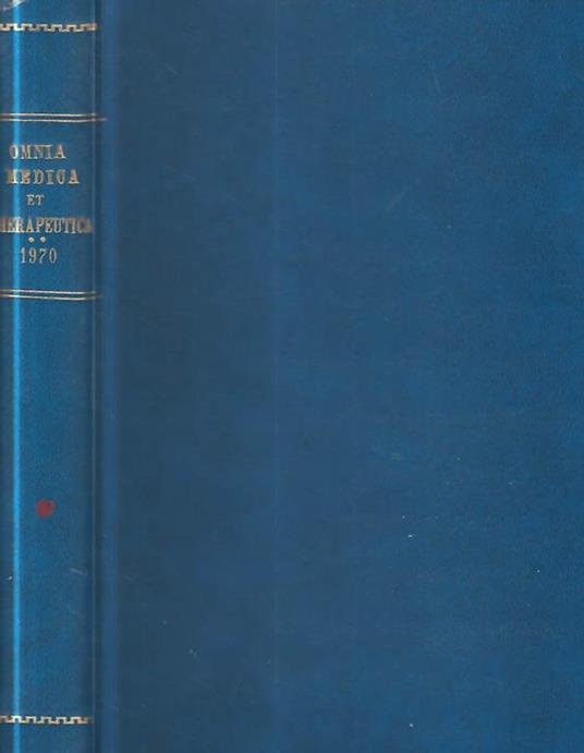 Omnia Medica et Therapeutica num. 1-2-3-4 - copertina