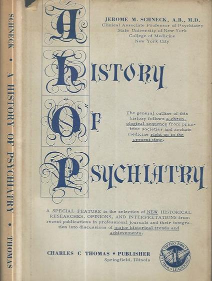 A history of psychiatry - copertina