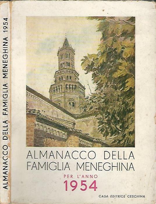 Almanacco della famiglia Meneghina. per l'anno 1954 - copertina