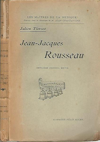 Jean-Jacques Rousseau - Julien Tiersot - copertina