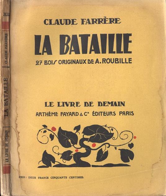 La bataille - Claude Farrére - copertina
