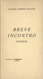 Breve incontro. Poesie