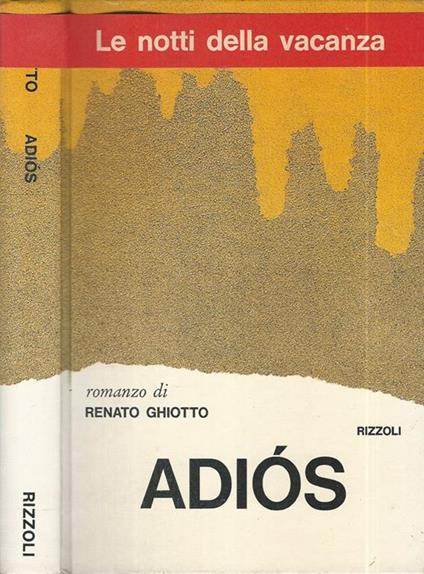 Adiòs - Renato Ghiotto - copertina