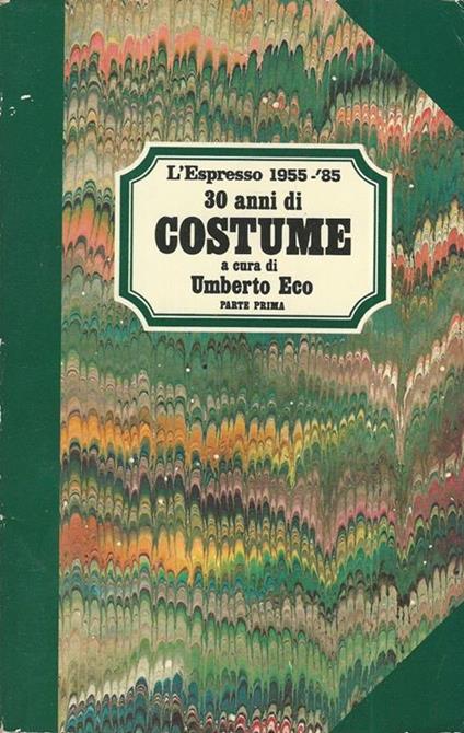 30 anni di costume - Umberto Eco - copertina