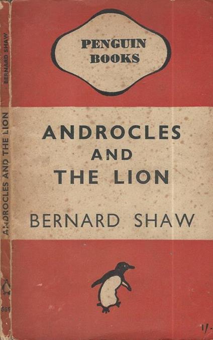 Androcles and the lion - Bernard Shaw - copertina