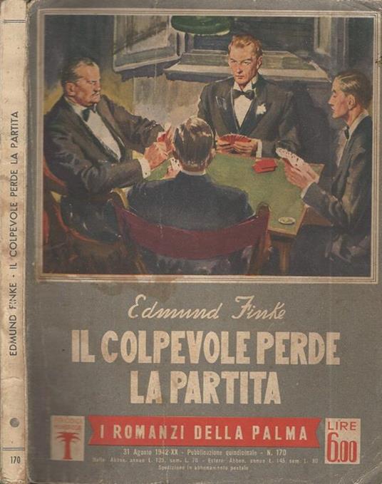 Il colpevole perde la partita - Edmund Finke - copertina