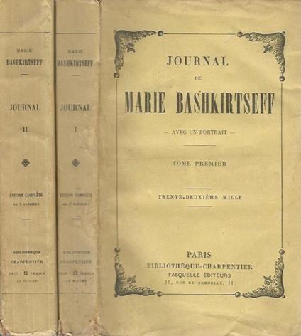 Journal de Marie Bashkirtseff - copertina