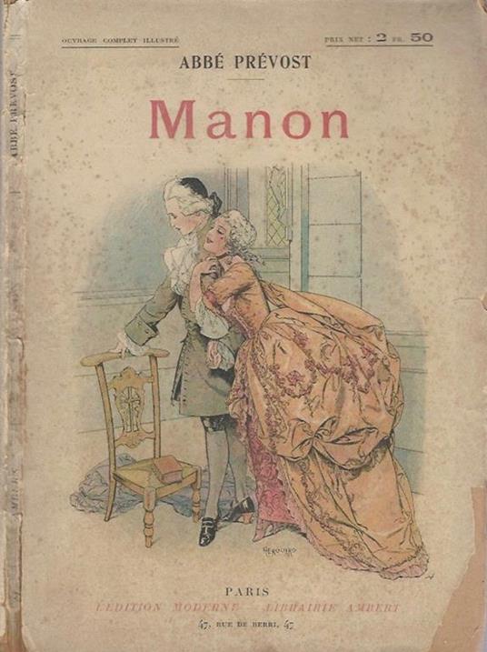 Manon - Abbé Prévost - copertina