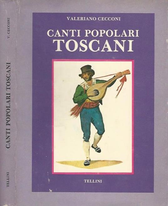 Canti popolari Toscani - Valeriano Cecconi - copertina