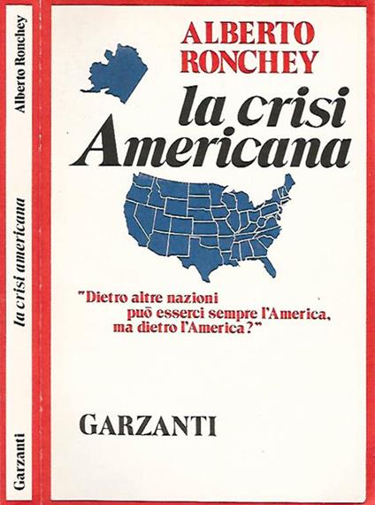 La crisi americana - Alberto Ronchey - copertina