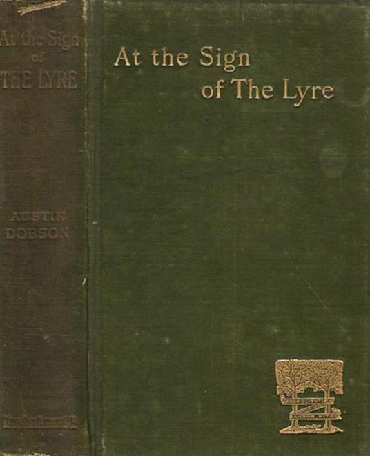 At the Sign of the Lyre - Austin Dobson - copertina
