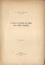 Il grado di alcalinità del sangue nella frenosi pellagrosa