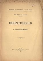 Deontologia. Il certificato medico