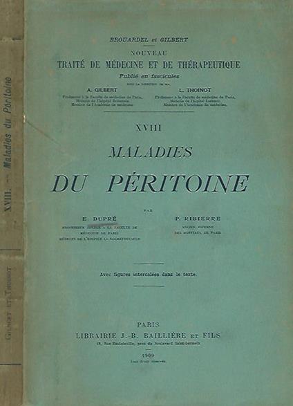 Maladies du peritoine - copertina