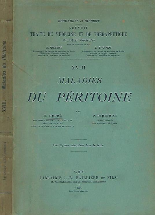 Maladies du peritoine - copertina