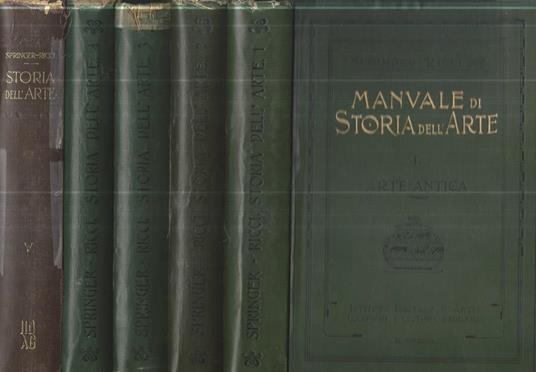 Manuale di storia dell'arte - copertina