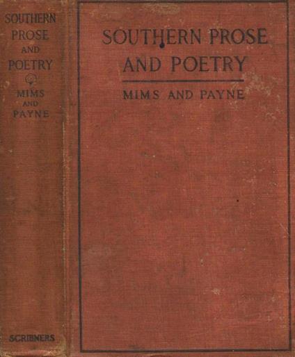 Southern prose and poetry - copertina