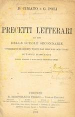 Precetti letterari ad uso delle scuole secondarie