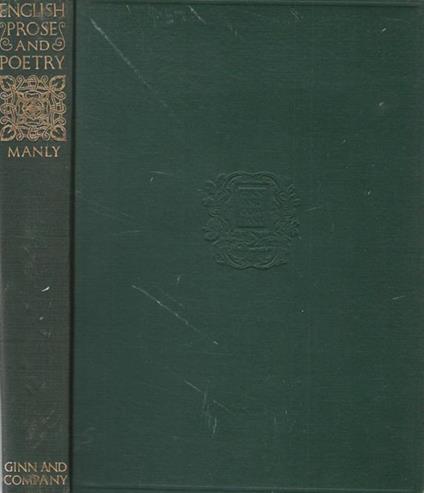 English prose and poetry 1137 - 1892 - copertina