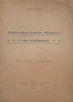 Gastro-ptosi-ectasia idiopatica e suo trattamento