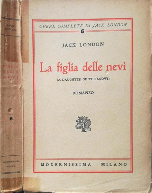 La figlia delle nevi - Jack London - copertina