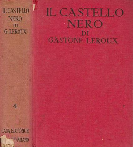 Il castello nero - Gaston Leroux - copertina