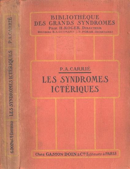 Les syndromes ictèriques - copertina