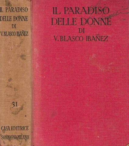 Il paradiso delle donne - Vicente Blasco Ibáñez - copertina