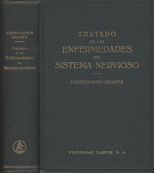 Tratado de las Enfermedades del Sistema Nervioso - Hans Curschmann - copertina