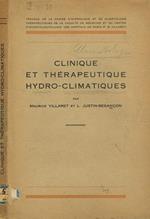 Clinique et therapeutique hydro-climatiques