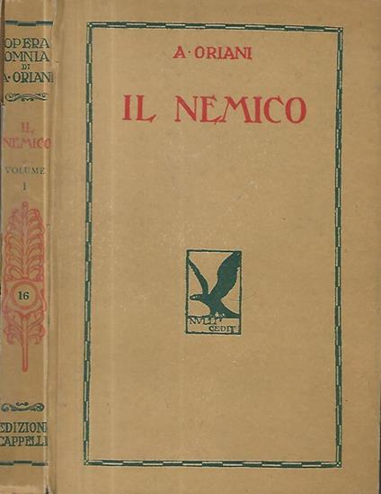 Il nemico - Alfredo Oriani - copertina