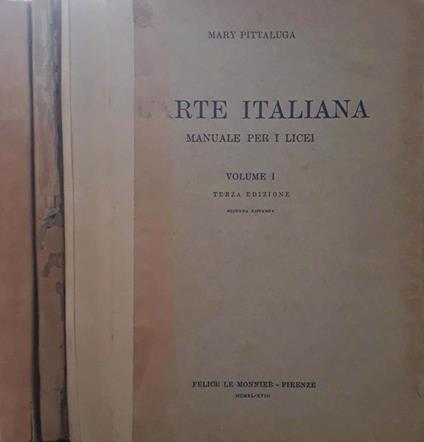 Arte Italiana. Vol. I, II e III - Maria - copertina